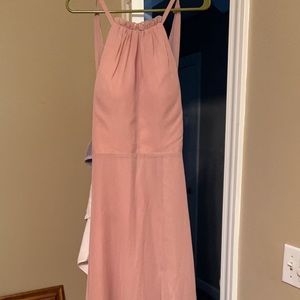 Hello!! I am selling 2 blush pink bridesmaid dresses that have never been worn!